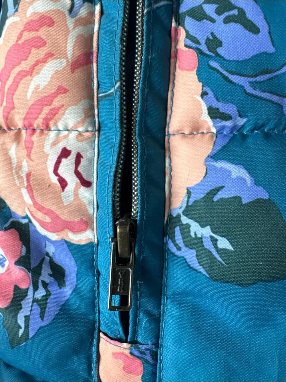Matching mommy and me set!!!! Matilda Jane Teal Floral Hooded Puffers!